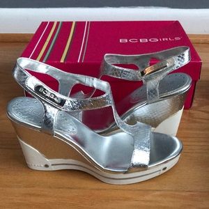 Beautiful silver shoe